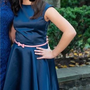 Selling Un Deux Trois navy blue dress size 14. Worn once!